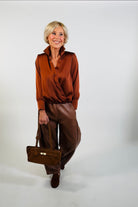 Blouse Esra in roest | L'eau Vive Fashion