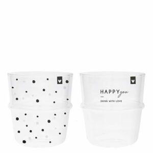 Tumbler Water: Happy You / Dots