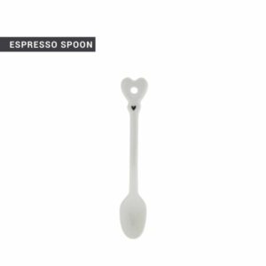 Bastion Collections lepel espresso - wit